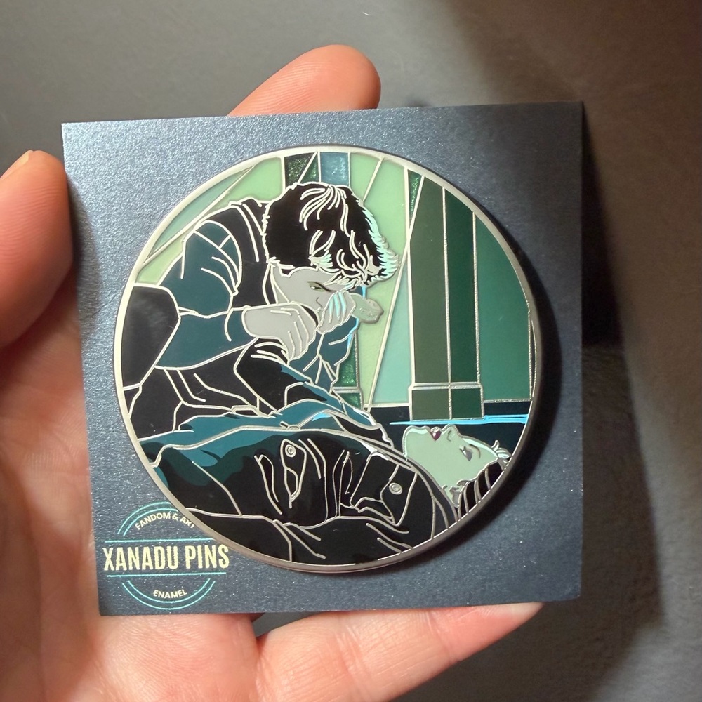 Twilight enamel pin